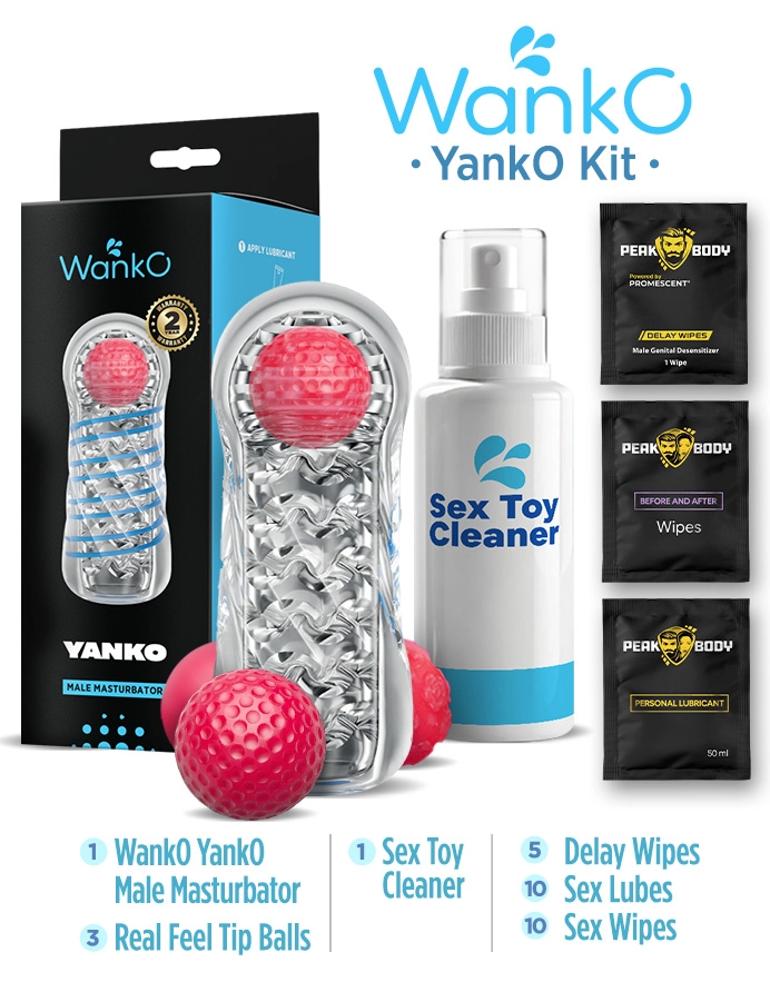 WankO YankO Male Masturbator Kit